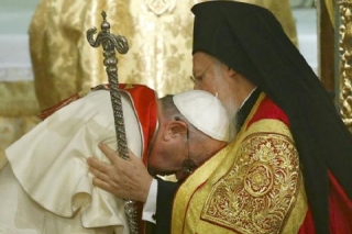 L&#039;immagine di quell&#039;incontro. Il papa e il patriarca a Istanbul (Vladimir Zelinskij)